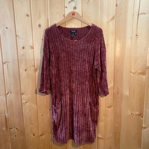 SOLD Soft Maroon Sweater Dress